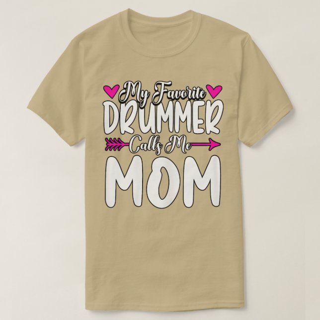 Camiseta Mulheres Meu Drummer Favorito Me Chama De Tambores (Frente do Design)