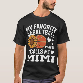 Camiseta Mulheres Meu Jogador De Basquete Favorito Me Chama
