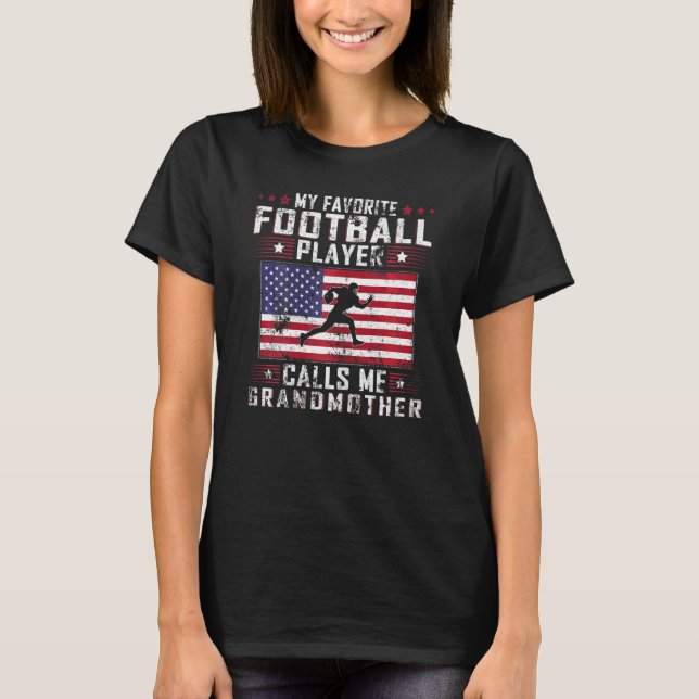 Camiseta Mulheres Meu Jogador De Futebol Favorito Me Chama  (Frente)