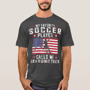 Camiseta Mulheres Meu Jogador De Futebol Favorito Me Chama