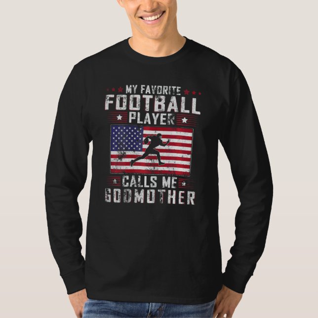 Camiseta Mulheres Meu Jogador De Futebol Favorito Me Chama  (Frente)