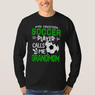 Camiseta Mulheres Meu Jogador De Futebol Favorito Me Chama 