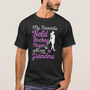 Camiseta Mulheres Meu Jogador De Hóquei De Campo Favorito M