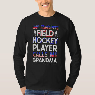 Camiseta Mulheres Meu Jogador De Hóquei De Campo Favorito M