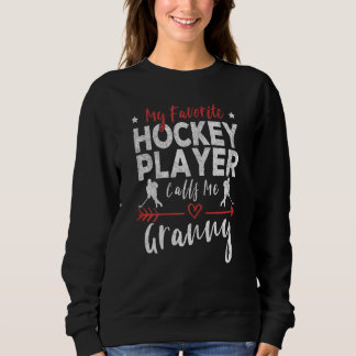 Camiseta Mulheres Meu Jogador De Hóquei Favorito Me Chama D