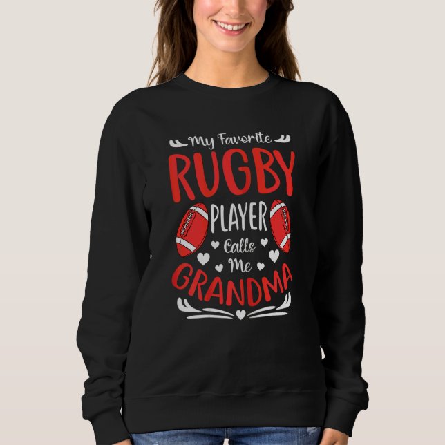 Camiseta Mulheres Meu Jogador De Rugby Favorito Me Chama Av (Frente)
