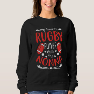 Camiseta Mulheres Meu Jogador De Rugby Favorito Me Chama De
