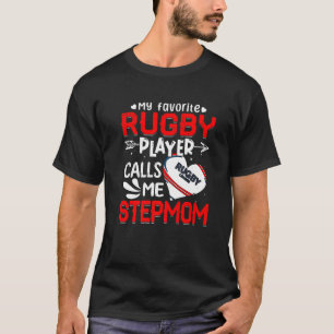 Camiseta Mulheres Meu Jogador De Rugby Favorito Me Chama De