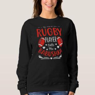 Camiseta Mulheres Meu Jogador De Rugby Favorito Me Chama De