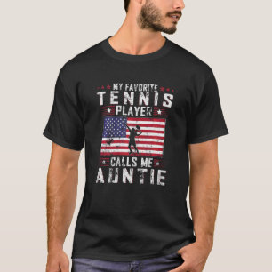 Camiseta Mulheres Meu Jogador De Tênis Favorito Me Chama Ti