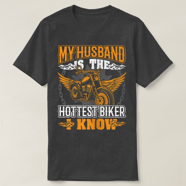 Camiseta Mulheres Meu Marido é o mais quente que conheço Mo (Frente do Design)