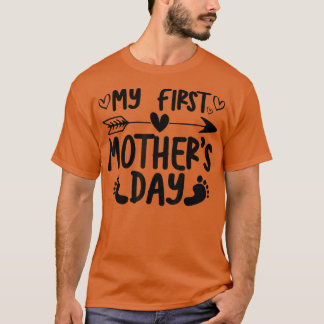 Camiseta Mulheres Meu Primeiro Anúncio de Gravidez no Dia d
