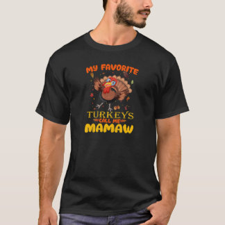 Camiseta Mulheres Meus Perus Favoritos Me Chamam De Mamaw A