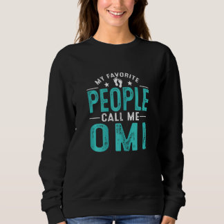 Camiseta Mulheres Meus Pessoas Favoritos Me Chamam De Omi V