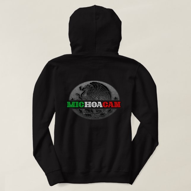 Camiseta Mulheres Michoacan Mexico Hoodie (Verso do Design)