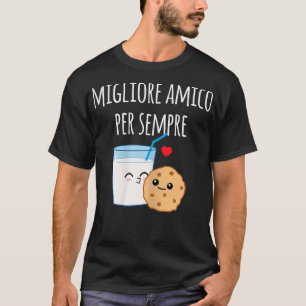 Camiseta Mulheres Migliore Amico por Sempre