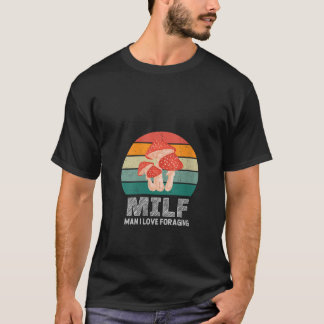 Camiseta Mulheres Milf Man Adoro Formar Engraçados Cogumelo