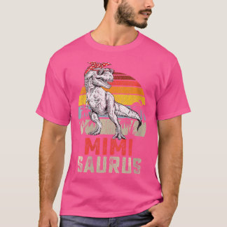 Camiseta Mulheres Mimisauro T Rex Dinosaur Mimi Saurus Fami