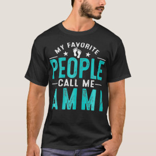Camiseta Mulheres Minhas Pessoas Favoritas Me Chamam De Amm