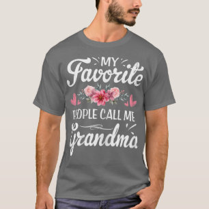 Camiseta Mulheres Minhas Pessoas Favoritas Me Chamam De Vov