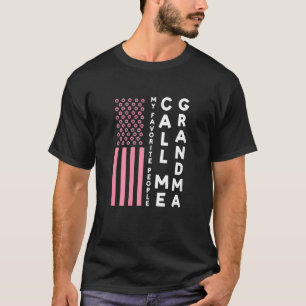 Camiseta Mulheres minhas pessoas favoritas me chamam de vov