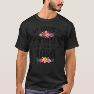 Camiseta Mulheres Minhas Pessoas Favoritas Me Chamam De Yay