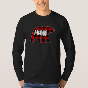 Camiseta Mulheres Mirijam Urso Personalizado Xadrez de Buff