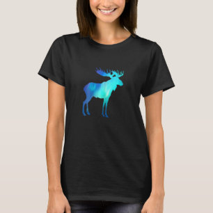 Camiseta Mulheres Moose Heartbeat Ecg Scandinavia Norte Li