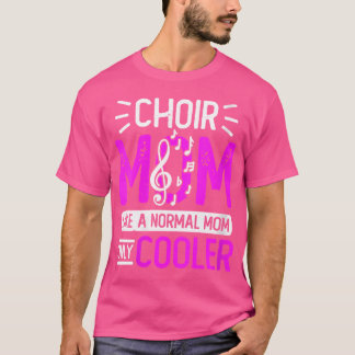 Camiseta Mulheres Mostram Design Coral Para Cantora De Óper