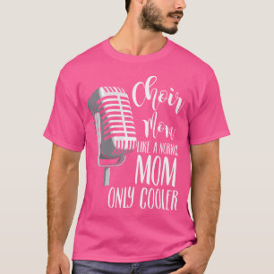Camiseta Mulheres Mostram Design Coral Para Cantora De Óper