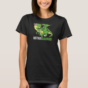 Camiseta Mulheres Mothersaurus Mãe Custa Saurus Dinosaur Fu
