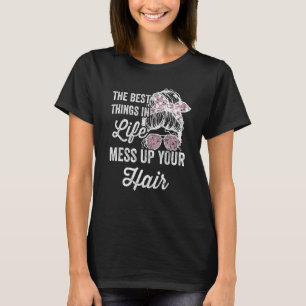 Camiseta Mulheres Motocicleta As Melhores Coisas Na Vida Me