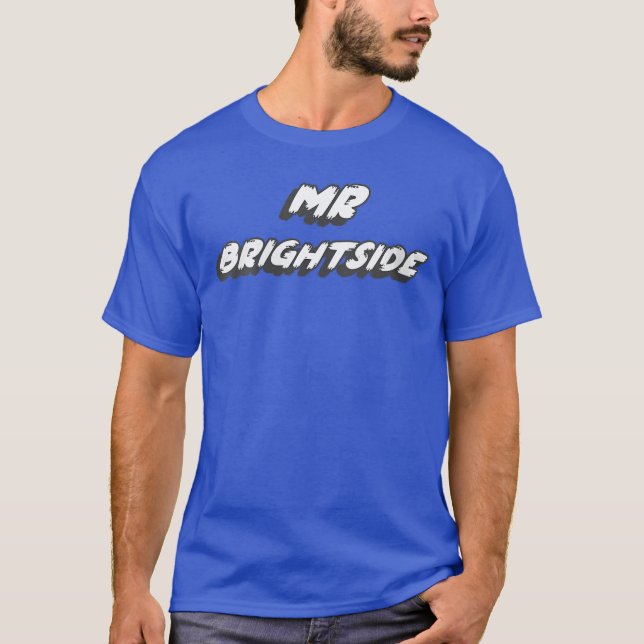 Camiseta Mulheres Mr Brightside VNeck retrô (Frente)