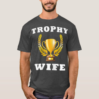 Camiseta Mulheres Mulheres Troféu Esposa Noiva