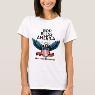 Camiseta Mulheres na América deus abençoe