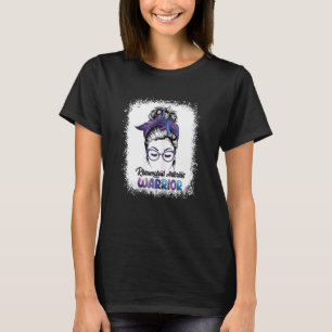 Camiseta Mulheres na Artrite Reumatoide Guerreiro Messy Bun