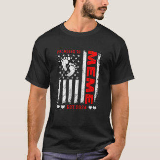 Camiseta Mulheres Na Bandeira Americana Promovidas Para Mem
