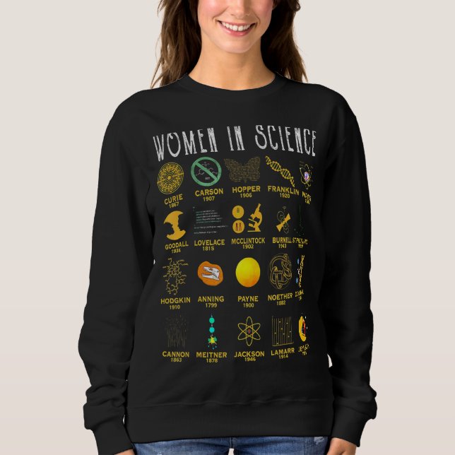 Camiseta Mulheres Na Ciência (Frente)