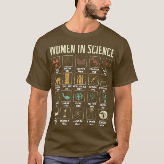 Camiseta Mulheres Na Ciência Design Biologia Química S