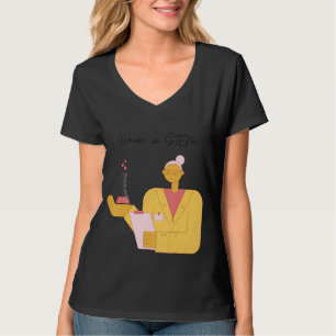 Camiseta Mulheres Na Ciência Do Tronco Para O Feminismo