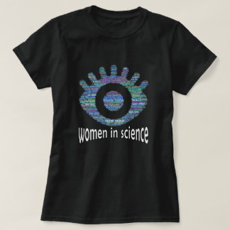 Camiseta Mulheres Na Ciência Meninas Olham Design