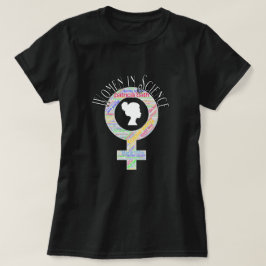 Camiseta Mulheres Na Ciência Sexo Feminino Design