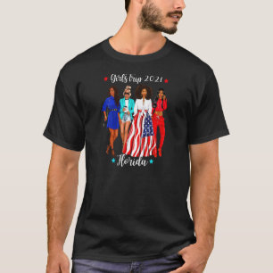 Camiseta Mulheres na Flórida Meninas Viagem 2021 Mulheres N