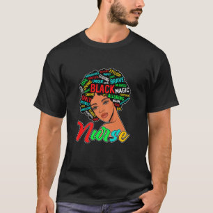Camiseta Mulheres na História Negra Mês Enfermeiras Junenho
