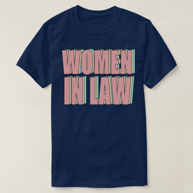 Camiseta mulheres na lei 18 (Frente do Design)