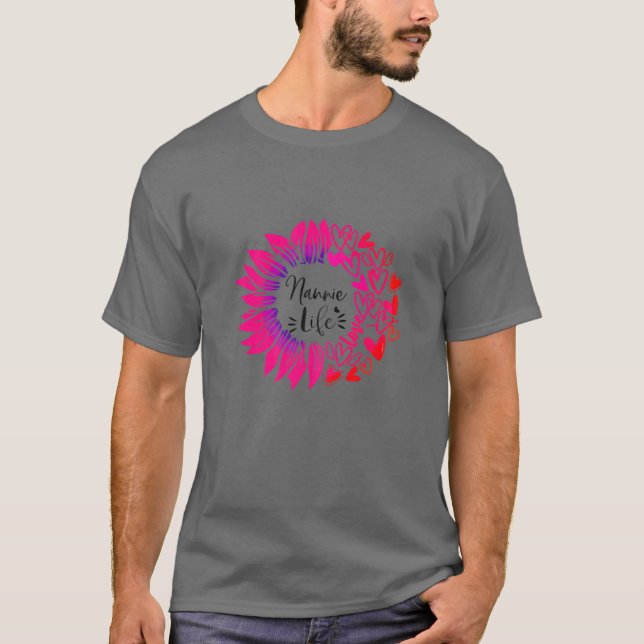 Camiseta Mulheres Nannielife Flor Dia de os namorados (Frente)