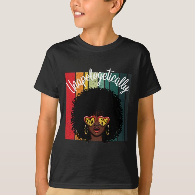Camiseta Mulheres Negras Afro-Americanas Potentes (Frente)