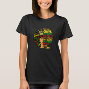 Camiseta Mulheres Negras Aniversário Mulheres Setembro Meni