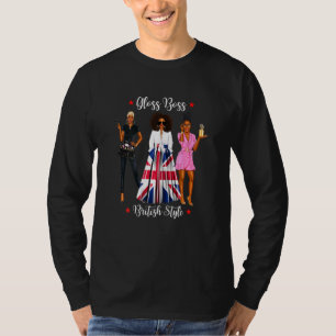 Camiseta Mulheres Negras britânicas Cabeleireiros Beauticia
