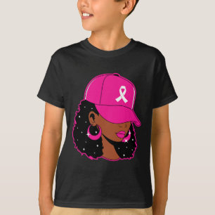 Camiseta Mulheres negras cor-de-rosa guerreiros da consciên